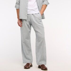 Abercrombie & Fitch Men's Breezy Pull On Striped Pants